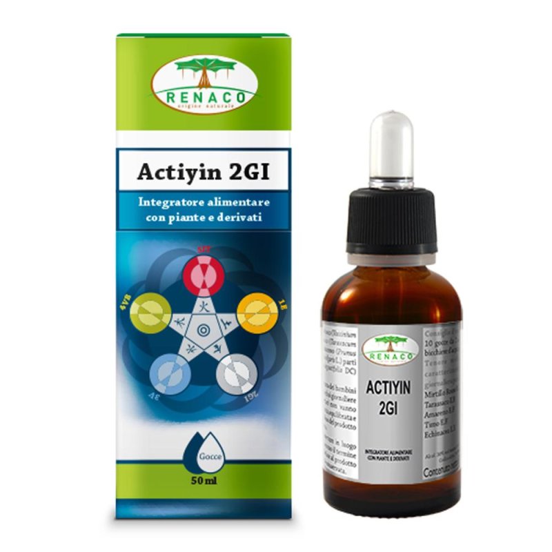 Actiyin 2GI gocce 50 ml integratore per flora intestinale e difese