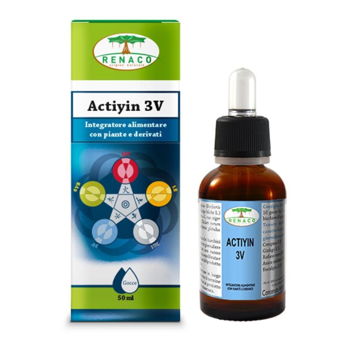 Actiyin 3V gocce 50 ml integratore multiceppo per equilibrio intestinale