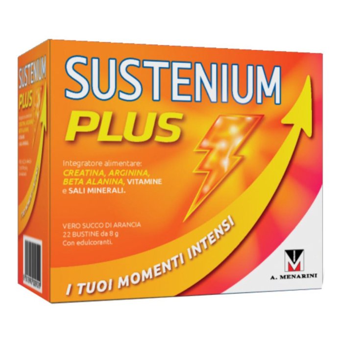 Menarini Sustenium Plus Energia Vitalità Integratore Alimentare 22 Buste