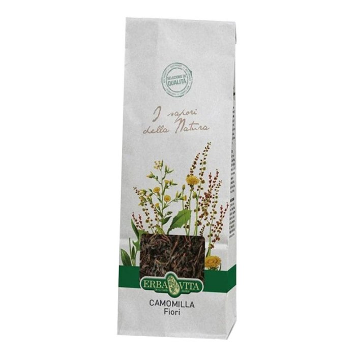 Camomilla fiori 100 g - tisana rilassante per digestione e sonno