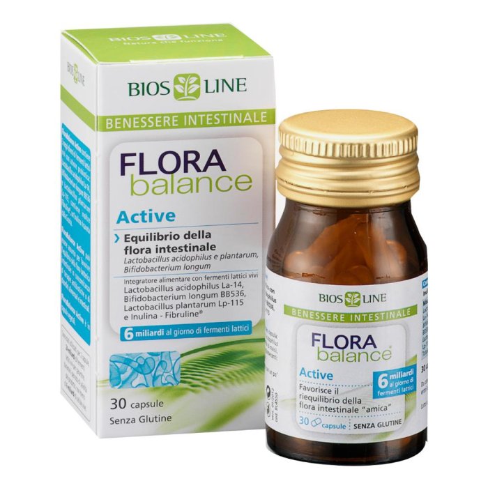 Bios Line Biosline Florabalance Active 30 Capsule Vegetali