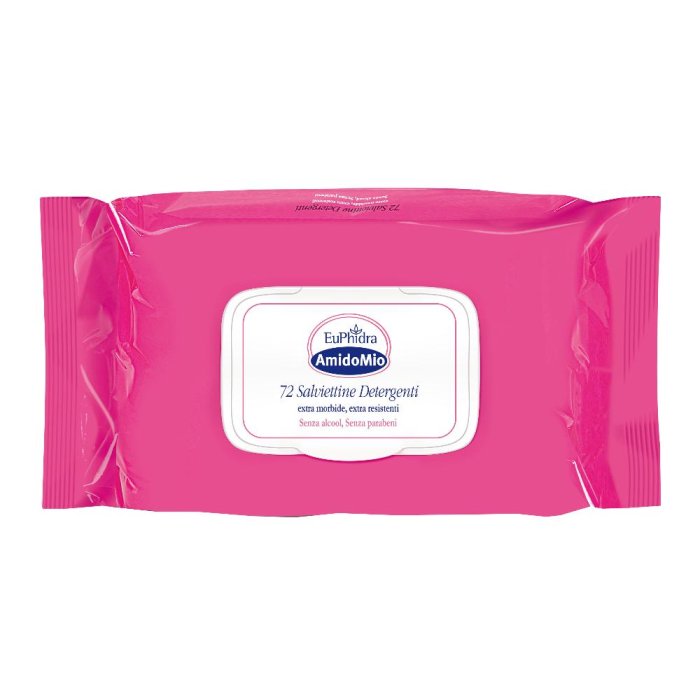 EuPhidra AmidoMio 72 Salviette Detergenti Delicate per Pelli Sensibili
