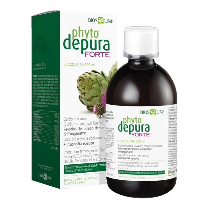 Phytodepura FORTE 500ml - Integratore per il Benessere Epatico e Drenante