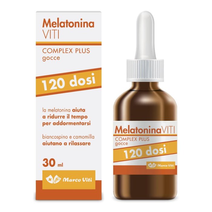 Marco Viti Complex Plus Integratore Melatonina in Gocce 120 Dosi 30 ml