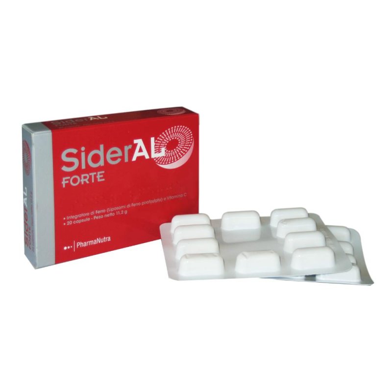 Sideral Forte Multivitaminico con Sali Minerali, Ferro e Vitamina C 20 capsule - Pharmanutra