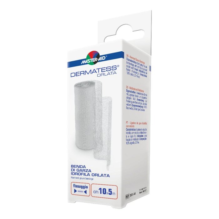 Master-Aid Dermatess Benda Di Garza Idrofila Orlata cm 10 x 5 m 1 Pezzo