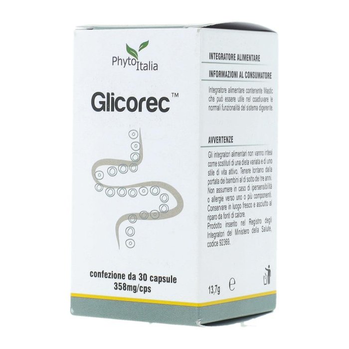 Glicorec 30 capsule integratore per il controllo della glicemia