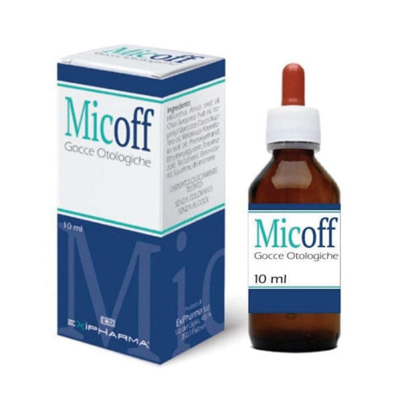 Exipharma Micoff - Gocce Otologiche Infezioni Micotiche Orecchio 10 ml