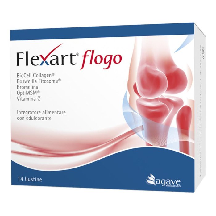 Agave Flexart Flogo Integratore Alimentare 14 Bustine per ossa e cartilagini