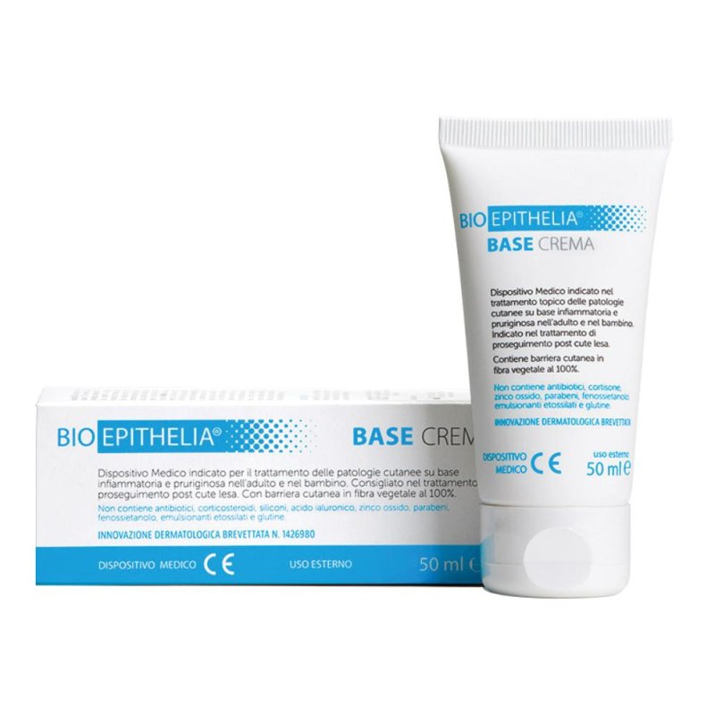 Bioepithelia Base Crema Viso e Corpo Idratante Lenitiva 50 Millilitri