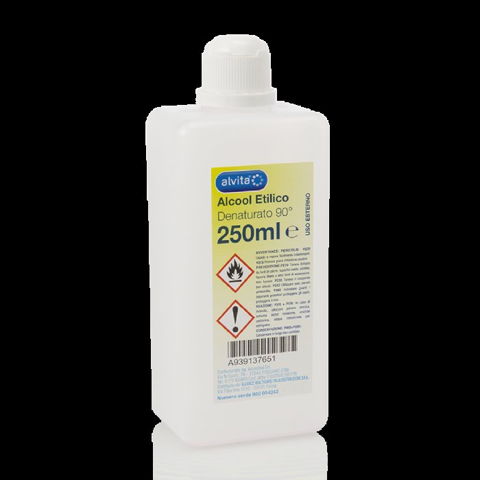 Alvita Alcool Etilico Denaturato 90 Gradi 250 ml