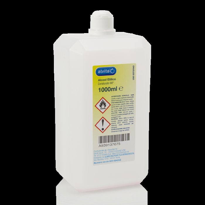 Alvita Alcool Etilico Denaturato 90 Gradi 1000 ml