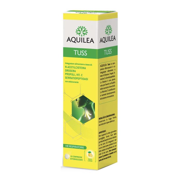 Aquilea Tuss Integratore Alimentare 15 Compresse Effervescenti