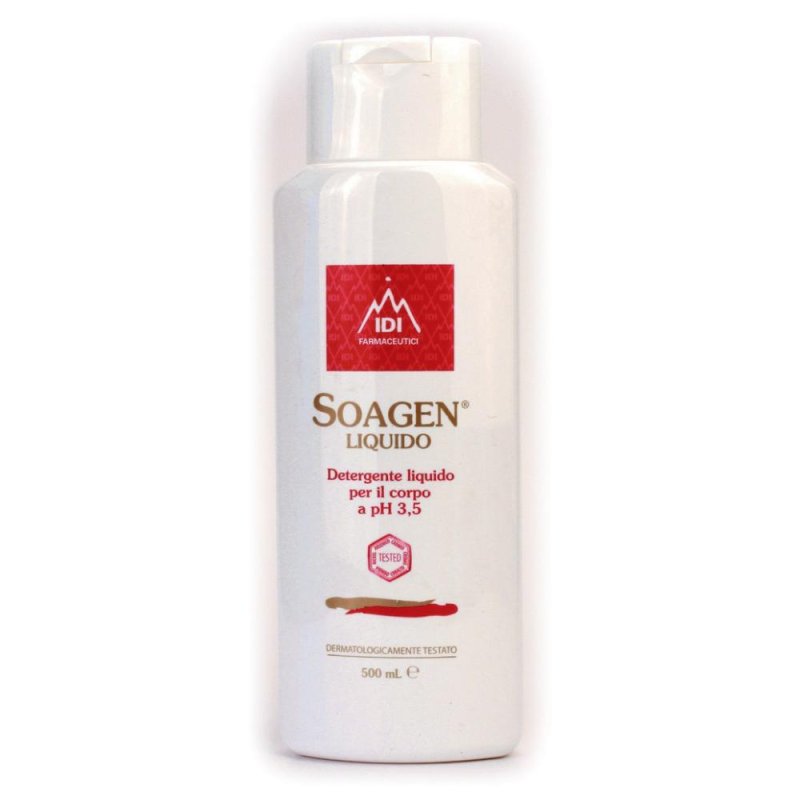 IDI Farmaceutici  Cosmetica Soagen Liquido pH 3.5 Detergente Corpo 500 ml