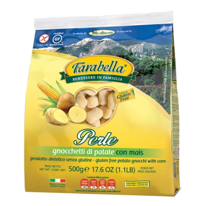 FARABELLA Gnocc.Perle Mais500g