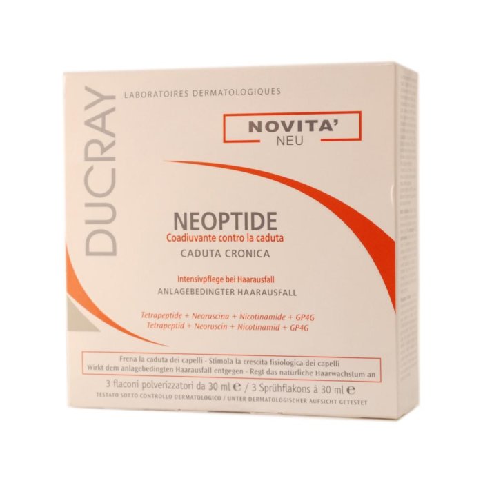 Ducray Donna Fortificante Neoptide  Anticaduta Capelli 3 Flaconi 30 ml