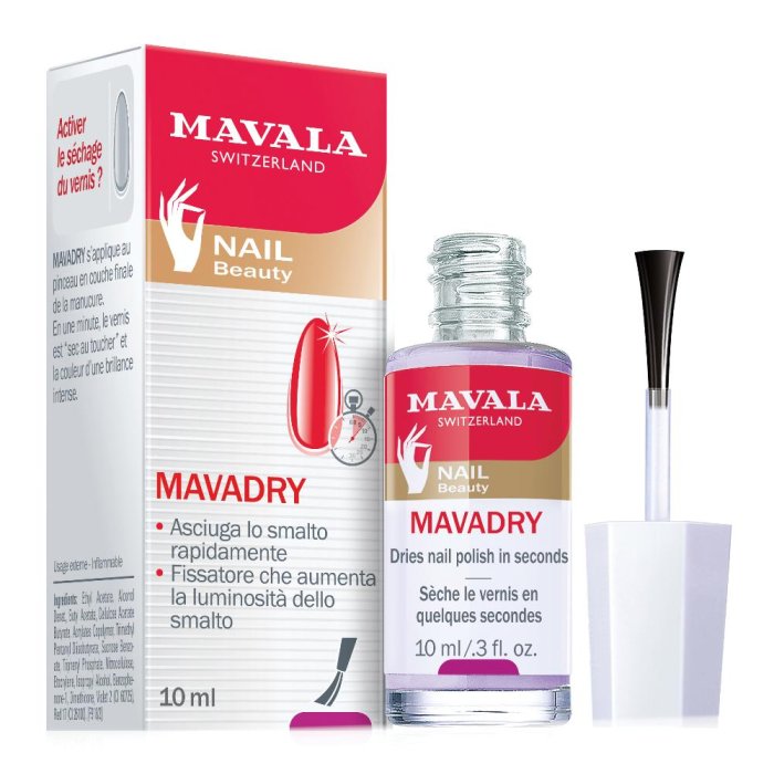 Mavala Mavadry Seche Vernis Smalto Asciugatura Rapida Top Coat 10 ml
