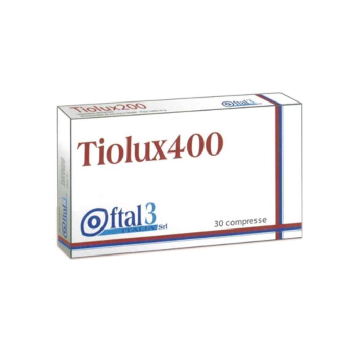 Oftal 3 Italia Tiolux 400 30 Compresse