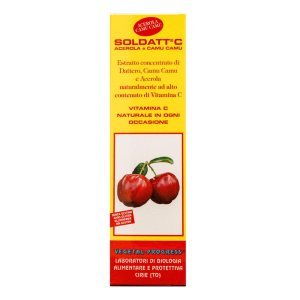 Soldatt C Acerola Camu Camu 100 - integratore di vitamina C naturale da acerola e camu camu