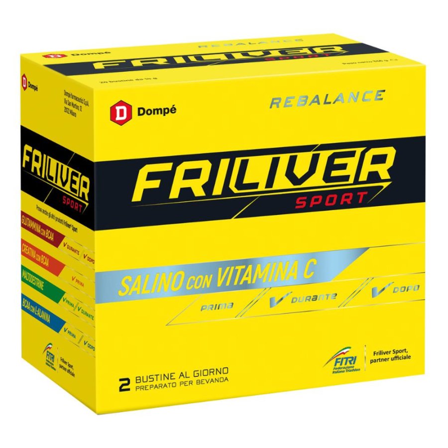 Friliver Vitamine Minerali Sport Rebalance Integratore Alimentare 24 Buste Friliver Vitamine Minerali Sport Rebalance Integratore Alimentare 24 Buste