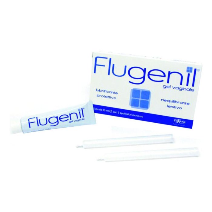 Flugenil Gel Vaginale Trattamento Lenitivo e Idratante per la Mucosa Vaginale 30 ml + 5 applicatori 