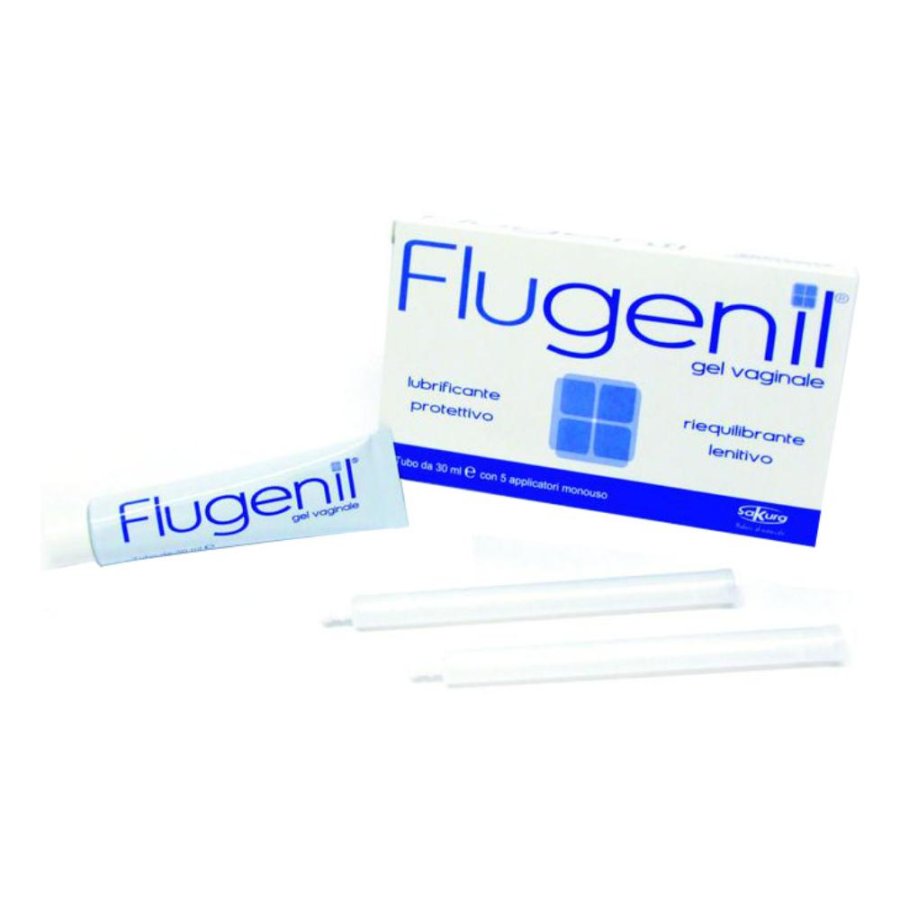 Flugenil Gel Vaginale Trattamento Lenitivo e Idratante per la Mucosa Vaginale 30 ml + 5 applicatori 