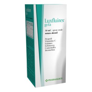 Luxfluires Gola Spray lenitivo per tosse e infiammazione 30 ml
