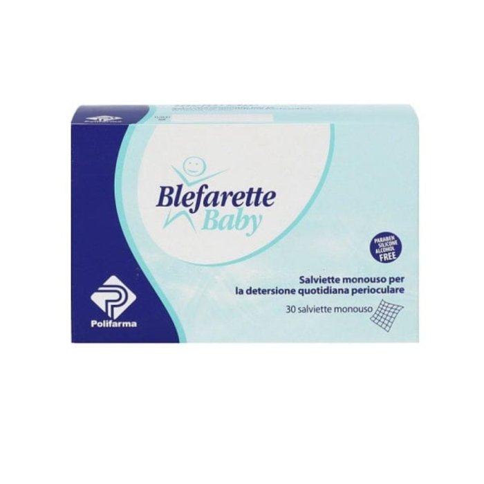Blefarette Salviette Oculari Baby Monouso Bambini 30 Pezzi