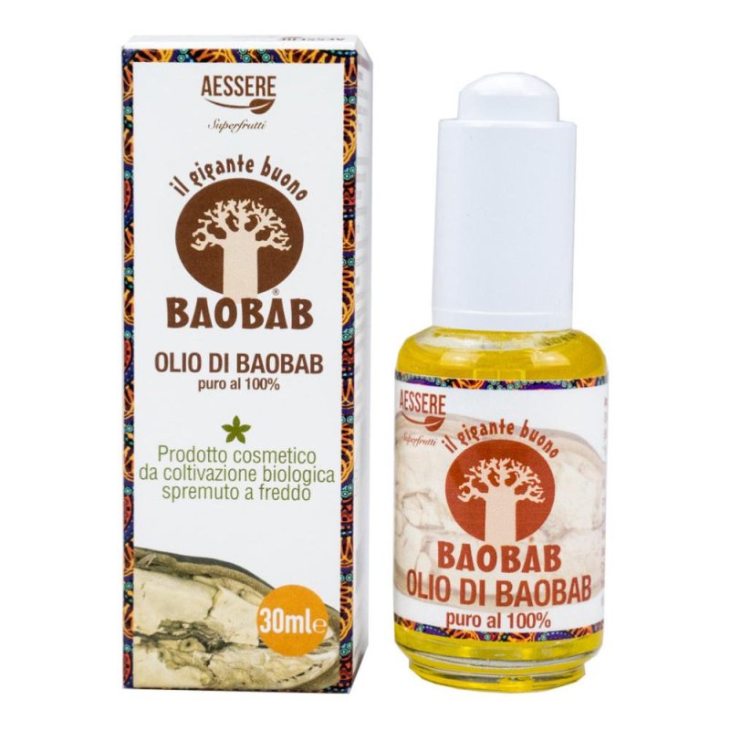 Aessere Baobab - Olio Puro 100% Emolliente Anti Età 30 ml