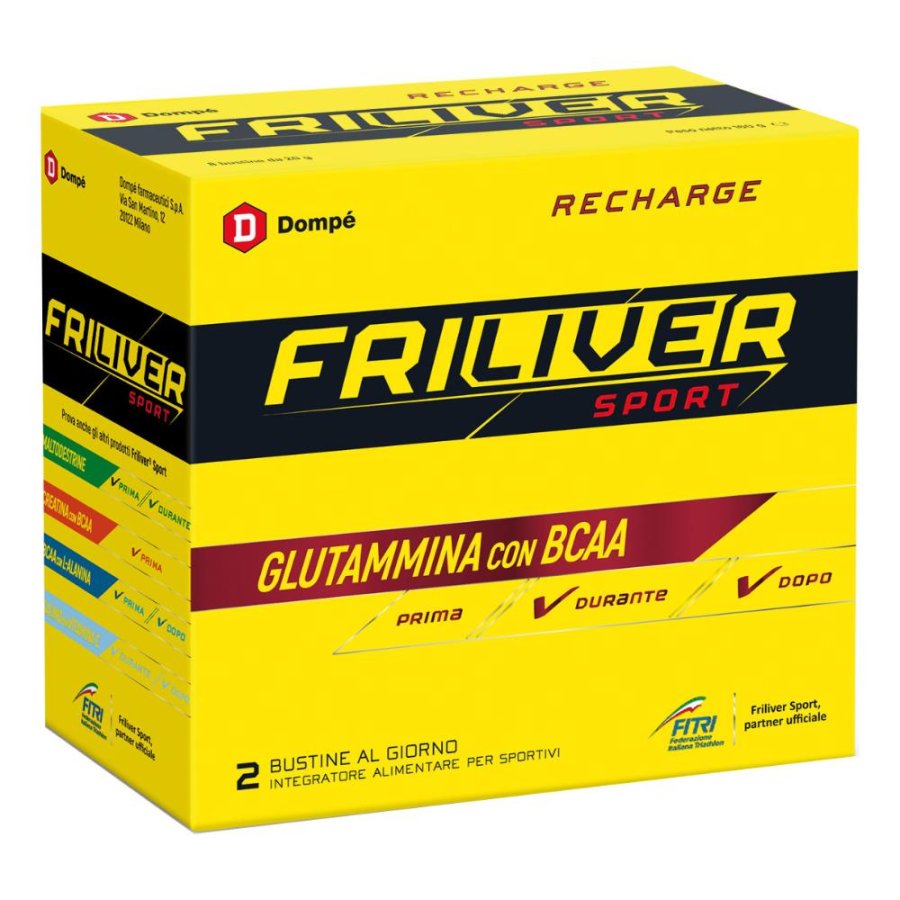 Friliver Sport Recharge Integratore Alimentare Vitamine Minerali 8 Buste Friliver Sport Recharge Integratore Alimentare Vitamine Minerali 8 Buste