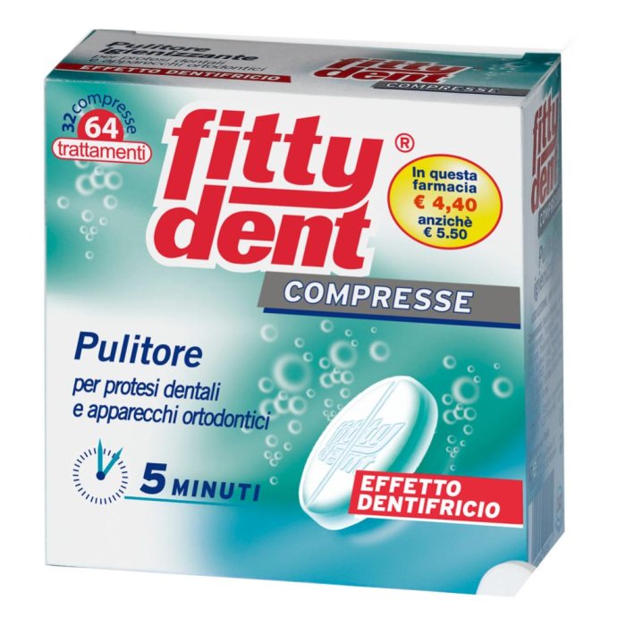 Ideco Fittydent 32 Compresse Det Os