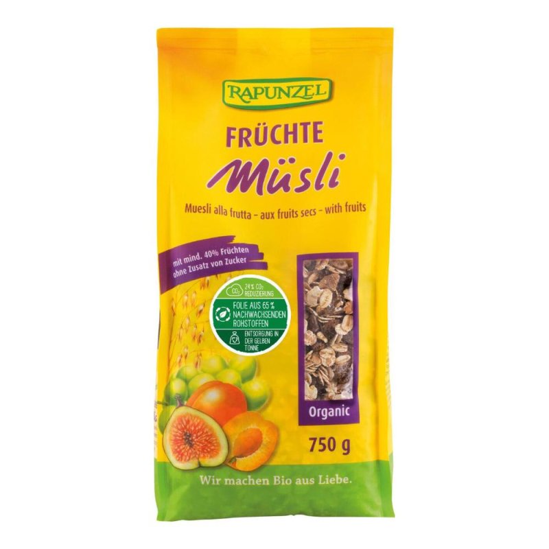 RAPUNZEL Muesli Frutta 750g