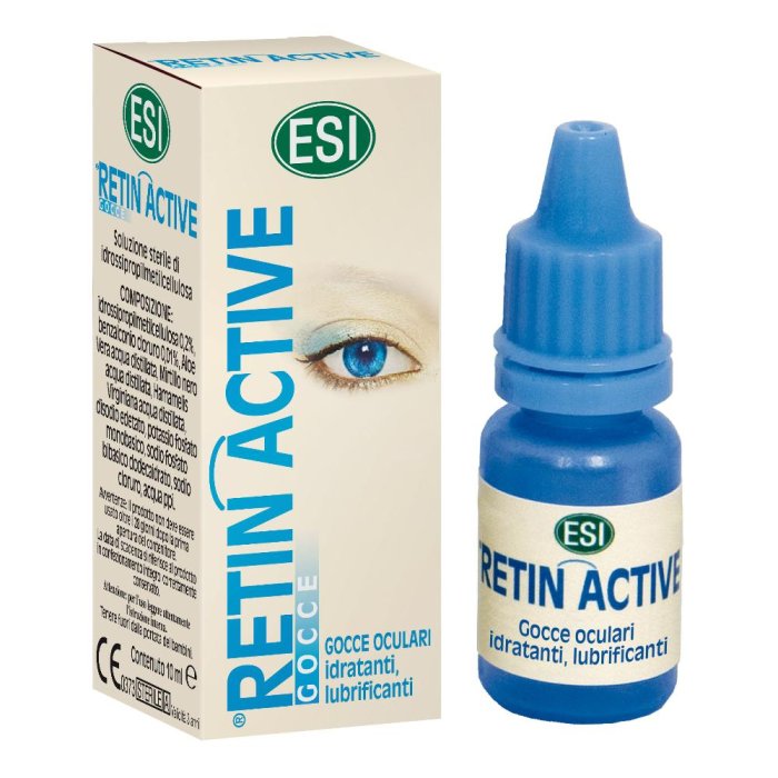ESI Retin Active - Gocce Oculari Idratanti Lubrificanti Flacone, 10ml