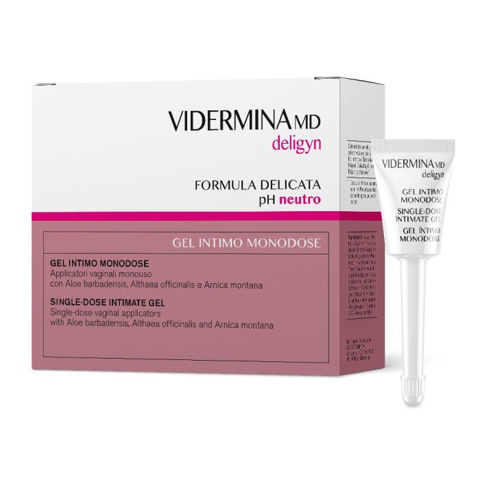 Vidermina  Deligyn Intima Gel Intimo Rinfrescante Idratante 6 Tubi da 5 ml