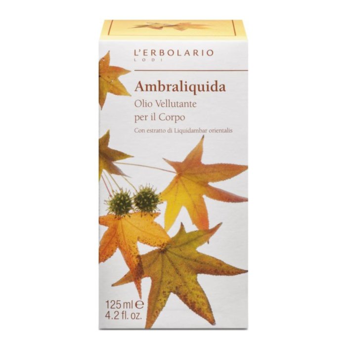 Ambraliquida olio vellutante corpo 125 ml - olio corpo nutriente e profumato