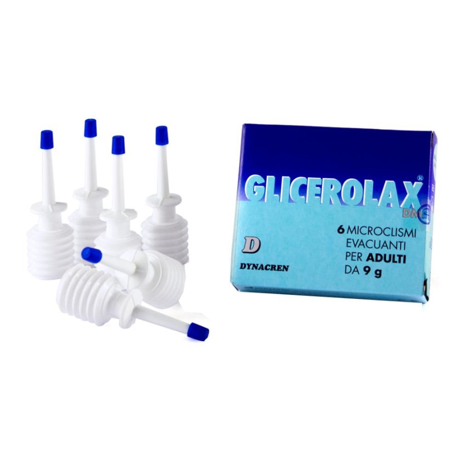  Glicerolax Adulti Microclismi 6 Pezzi x 9g