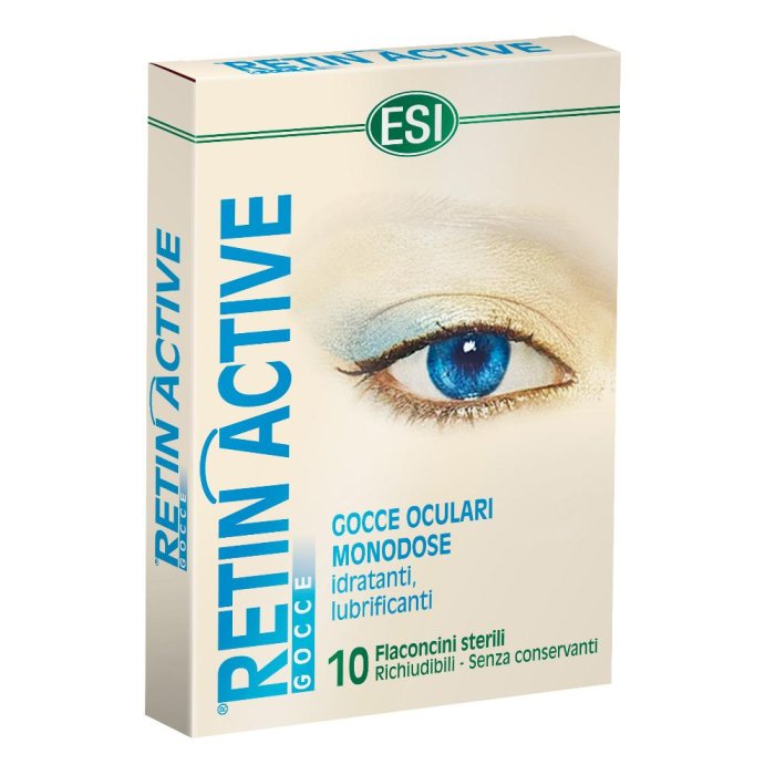 ESI Retin Active - Gocce Oculari Monodose Idratanti Lubrificanti 10 Flaconcini