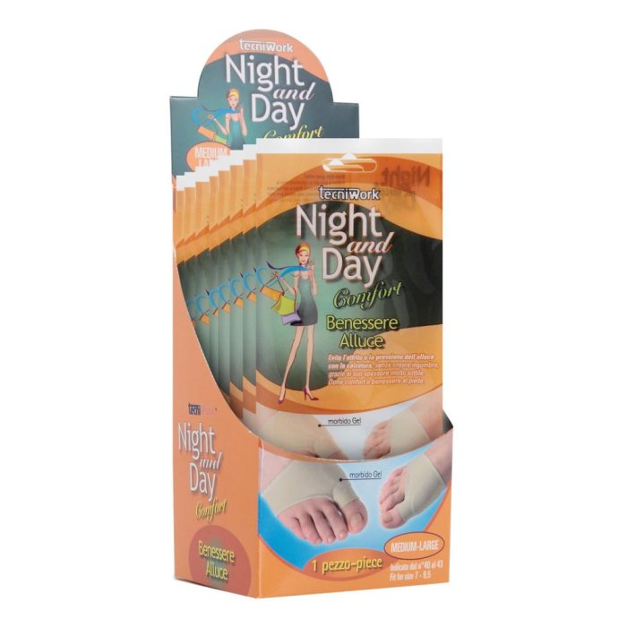 Tutore Alluce Valgo Night and Day Benes Taglia Media Grande 1 Pezzo