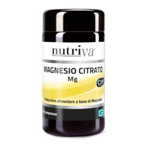 Nutriva  Sali Minerali Magnesio Citrato Integratore 50 Compresse