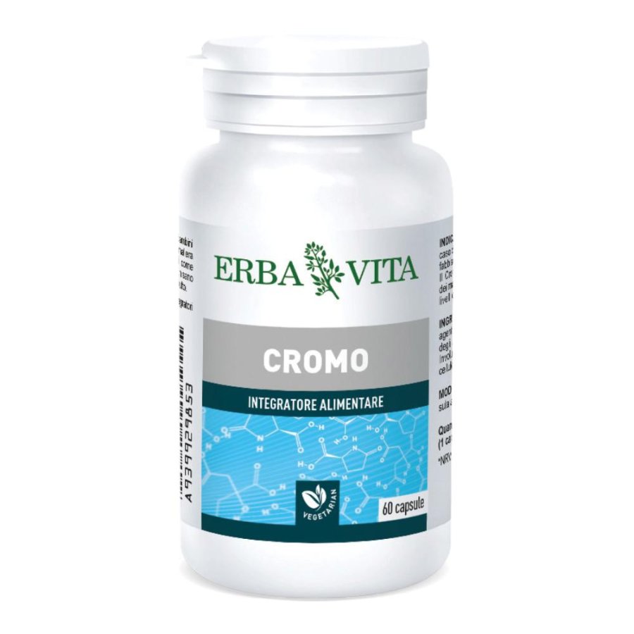 Erba Vita Cromo Integratore Alimentare 60 Capsule Erba Vita Cromo Integratore Alimentare 60 Capsule