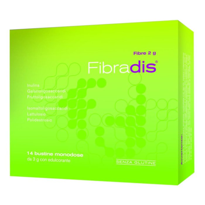 Fibradis Integratore di Fibre 14 Bustine da 2 g per la Regolarità Intestinale