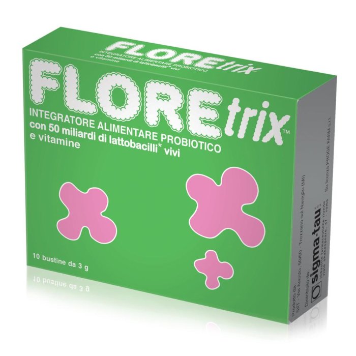 Floretrix Integratore Con Probiotici E Vitamine Integratore 10 Bustine