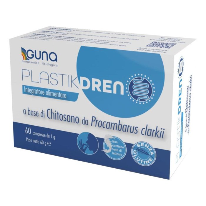  Guna Plastikdren – Integratore drenante con chitosano e acido tartarico 60 compresse