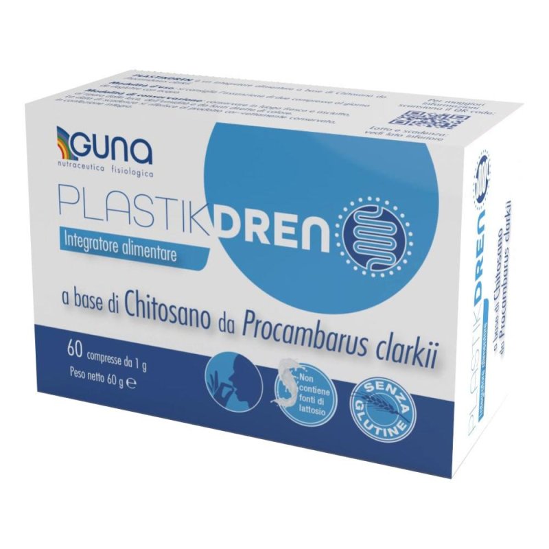  Guna Plastikdren – Integratore drenante con chitosano e acido tartarico 60 compresse