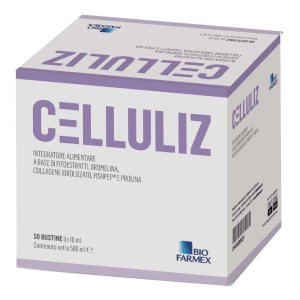 CELLULIZ 50 Integratore Anticellulite Drenante, 50 Stick Orali da 10 Millilitri