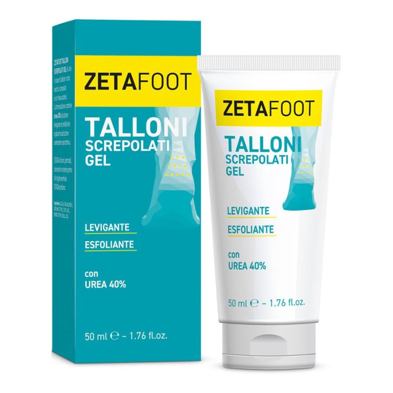 Zetaf Gel Talloni Screpolati Trattamento Riparatore Intensivo per Talloni Screpolati e Piedi Secchi