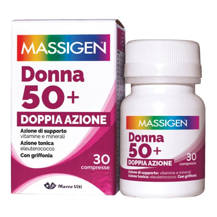 Massigen Multivit D 50+ 30 compresse - multivitaminico per over 50 con vitamina D