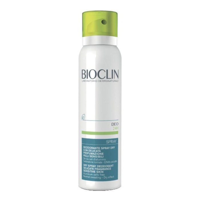 Bioclin Deo 24h Spray Dry 150 ml - deodorante spray asciutto lunga durata per pelli sensibili