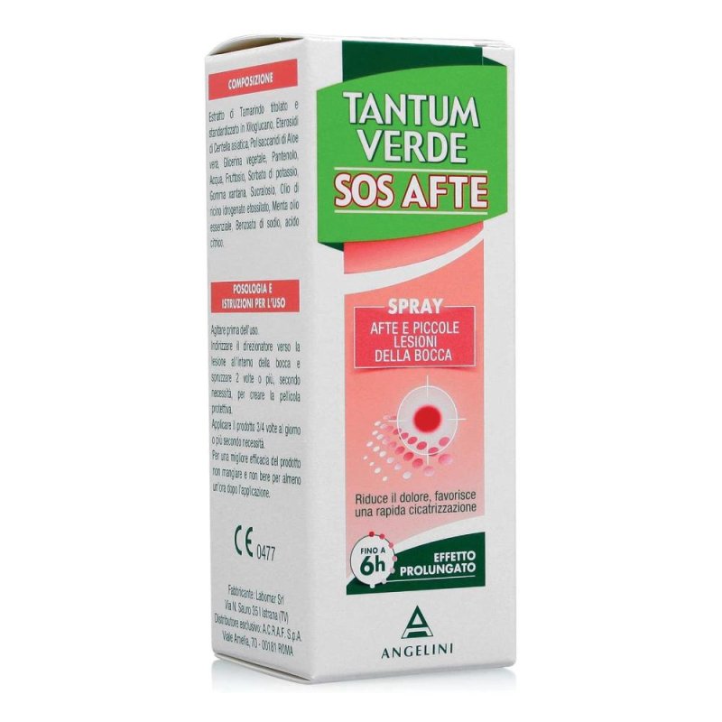 Angelini  Dispositivi Medici Tantum Verde SOS Afte Soluzione Spray 20 ml