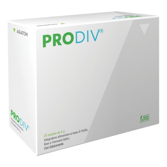 Prodiv Integratore Probiotico 20 Bustine Gusto Orange per Equilibrio della Flora Intestinale